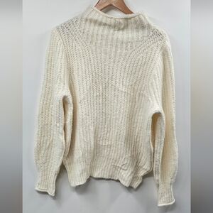 Madewell Cream Wool Blend Sweater Size Small